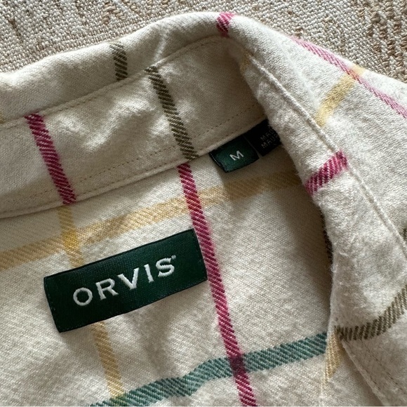 Orvis Flannel Long Sleeve Shirt - Picture 2 of 5